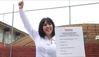 Arizmendi dirigió una asamblea desde la colonia Jalisco, en Tonalá.
