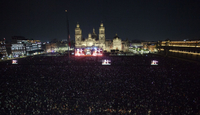 De acuerdo a Clara Brugada, el Zócalo de CdMx ha tenido más de 9 millones de asistentes a eventos gratuitos.