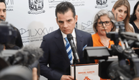 Miguel Flores entrega Quinto Informe de gobierno de Samuel García