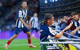Portando el dorsal 244 en la espalda, Ruffin mostró desparpajo y dinámica ofensiva por las bandas durante los minutos finales en el Estadio BBVA.