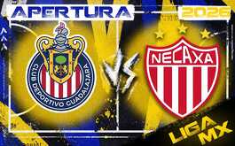 Chivas vs Necaxa Jornada 13 Apertura 2026 Liga MX.