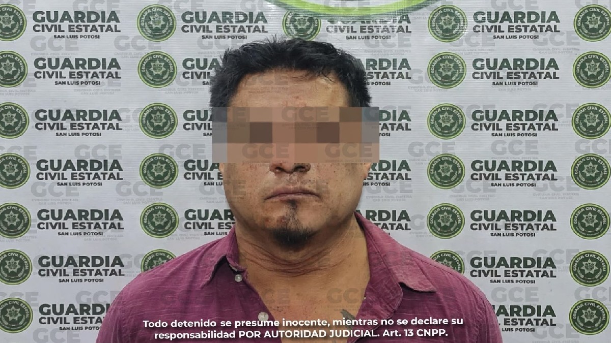 El detenido fue puesto a disposición de la autoridad Fiscalía General del Estado.