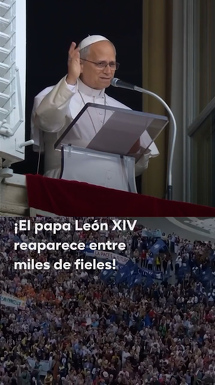 El Papa Leon XIV reaparece