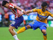 Juan Brunetta fue el encargado de marcar el único gol de Tigres en el partido ante Chivas.