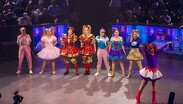 Los clásicos personajes llenaron de alegría a los presentes.
