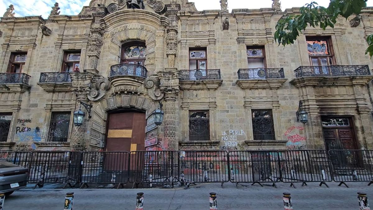 Palacio Legislativo de Jalisco presenta daños tras protestas; restauración dependerá del INAH