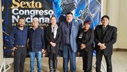 Pese a las lluvias registradas, estudiantes y abogados mantuvieron su participación en las conferencias del Teatro Hermila Galindo.