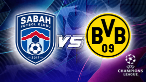 Sabah Futbol Klubu y Dormund se verán las caras en la tercera jornada de la Champions League.