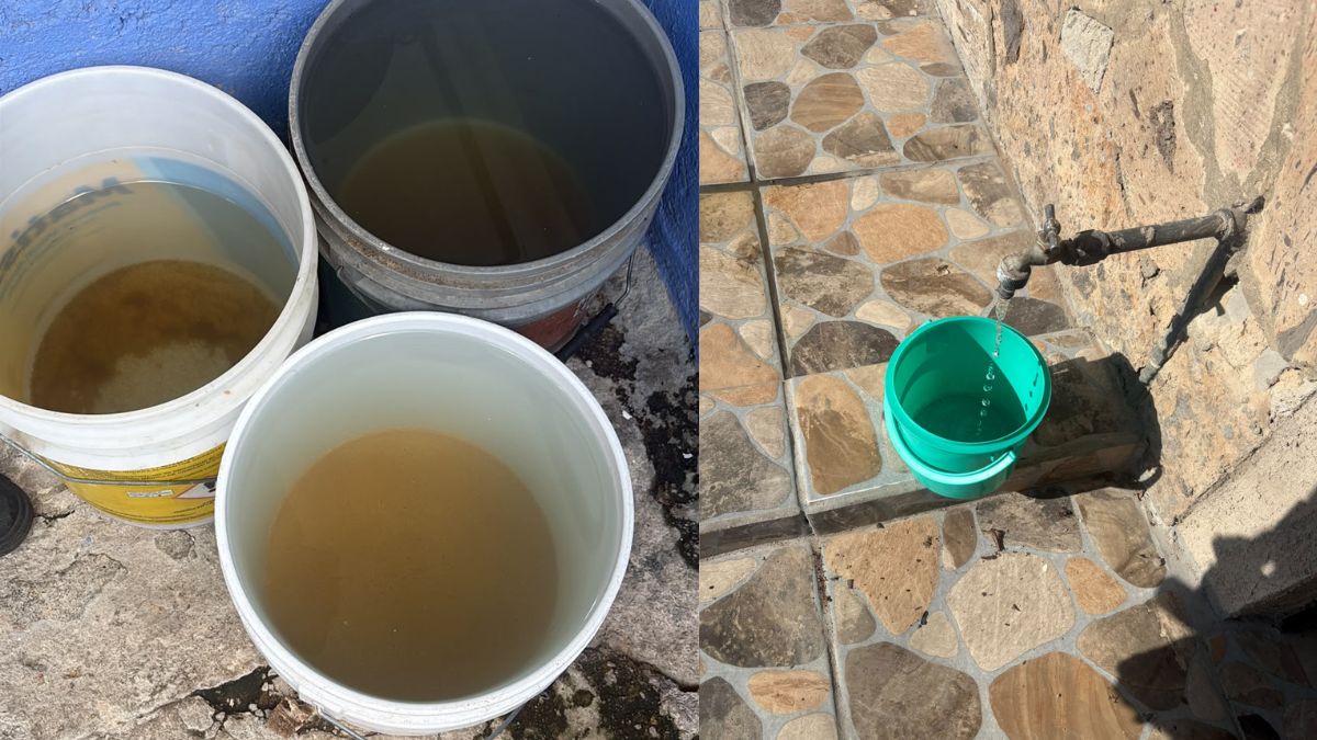 Vecinos de Tlaquepaque siguen recibiendo agua sucia pese a mejoras en el suministro