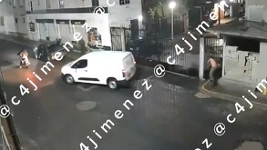 Capturan a tres hombres por homicidio con arma larga en Almoloya de Juárez.