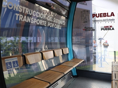 Gobierno de Puebla supervisa avances en la fabricación de los componentes del Cablebús | Daniela Portillo