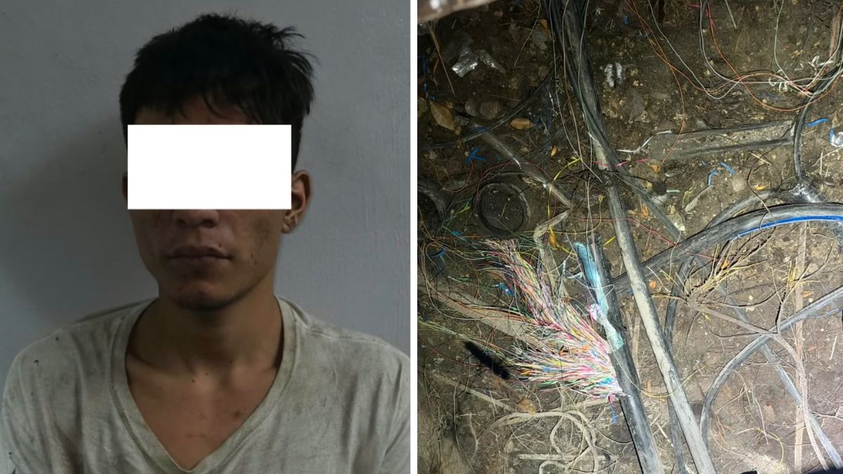 Joven es detenido por robar cable de cobre en Guadalajara; los daños superan el millón de pesos.