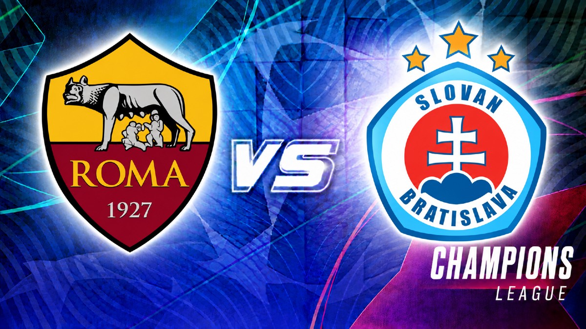 La Roma recibe al Slovan Bratislava en la Jornada 3 de la Champions League 2026/2027