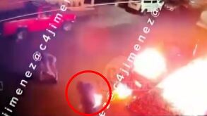 Sujeto se prende fuego tras intentar incendiar casa de un rival.