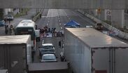 Bloqueo en la México-Toluca busca la revisión de al menos 50 carpetas de investigación por desaparición.