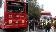 Choque entre dos unidades del Metrobús en Iztacalco deja 25 heridos en CdMx. TD Nocturno CdMx, 21 de octubre 2026