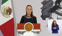 Claudia Sheinbaum en la Mañanera del Pueblo.