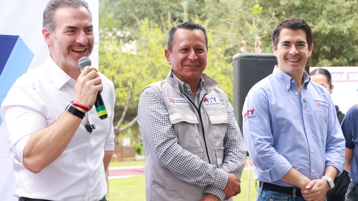 El alcalde de Monterrey, Adrián de la Garza.| Especial
