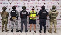 El expolicía detenido en Colima fue identificado como Rubén Emanuel ‘N’, de 26 años de edad | Fiscalía del Estado de Colima