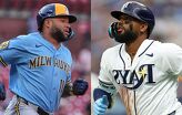 Figuras latinas como Jackson Chourio, William Contreras y Junior Caminero encabezan los ataques de ambas novenas de cara al Juego 1.