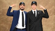 Hiram y Karim López en el Draft de la NBA 2026 | @shinolopez21