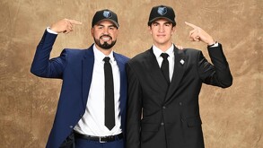 Hiram y Karim López en el Draft de la NBA 2026 | @shinolopez21