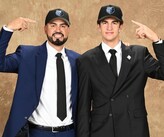 Hiram y Karim López en el Draft de la NBA 2026 | @shinolopez21