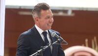 Lemus celebró el acuerdo con la presidenta en el proyecto de agua. | Pablo Lemus Navarro