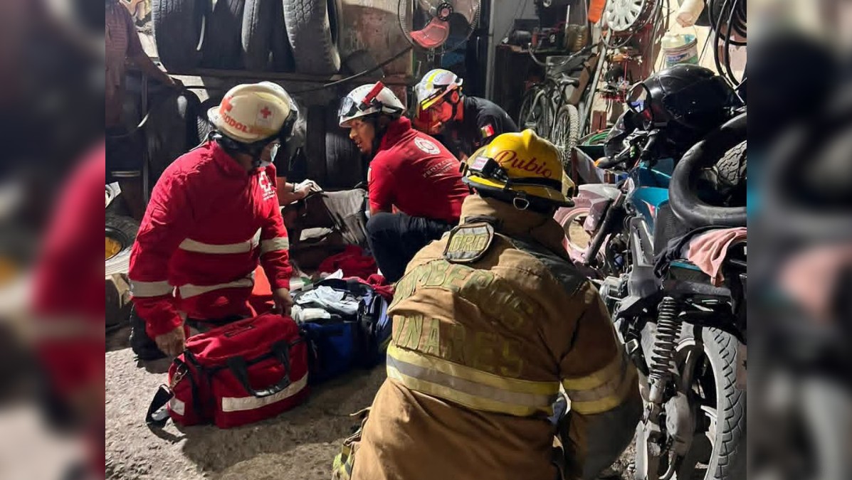 Al lugar acudieron elementos de Bomberos de Linares.