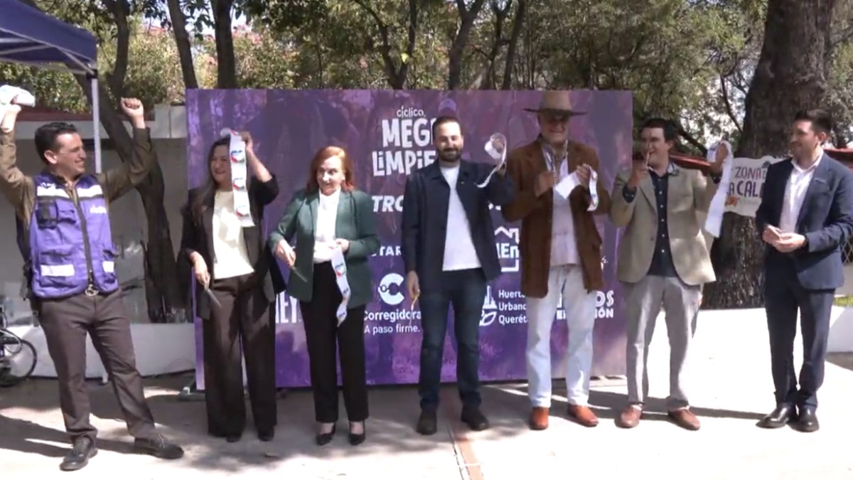 El Alcalde Mauricio Farah Giacomán encabezó este jueves la inauguración de Cíclica Garden
