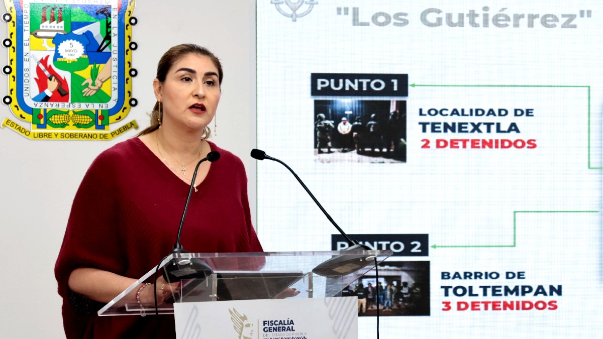 La fiscal Idamis Pastor explicó que la detención del líder tuvo lugar en la localidad de Tenextla, en Chignahuapan / Agencia Es Imagen