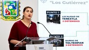 La fiscal Idamis Pastor explicó que la detención del líder tuvo lugar en la localidad de Tenextla, en Chignahuapan / Agencia Es Imagen