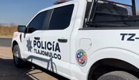 Patrulla de la Policía Municipal de Tlajomulco de Zúñiga durante un patrullaje de rutina en calles del municipio | Juan Carlos Munguía