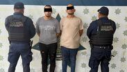 Juan Antonio, de 38 años, y Luis Ángel, de 31, quedaron a disposición del Ministerio Público por el delito de equiparable al robo de vehículo.
