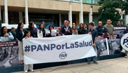 PAN se suma a la protesta del IMSS; trabajadores rechazan su respaldo
