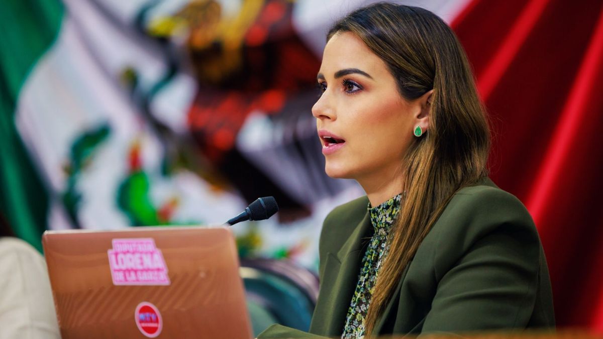 La Presidenta de la Comisión de Presupuesto, Lorena de la Garza.| Archivo
