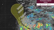 El SMN contempla que la tormenta tropical Vance se fortalezca hasta convertirse en un huracán categoría 3