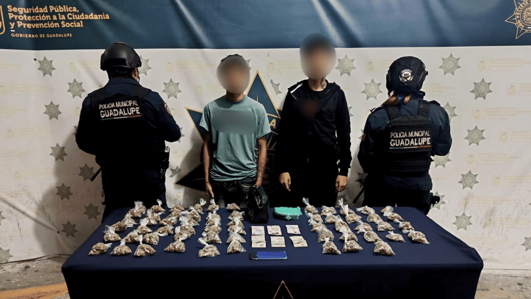 Detienen a dos por robos en Guadalupe NL