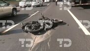 El motociclista fue arrastrado 20-30 metros adelante del impacto en la México-Querétaro.