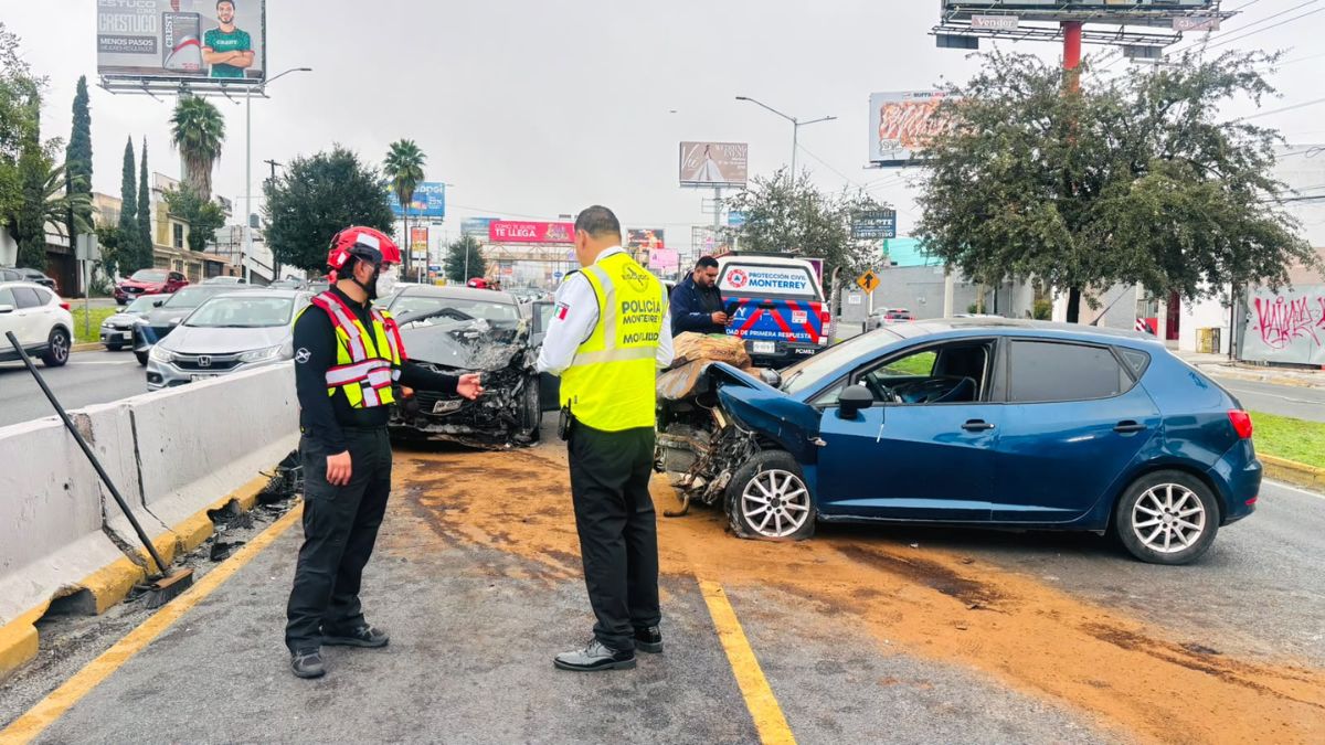 El percance provocó caos vial en la zona.| Especial