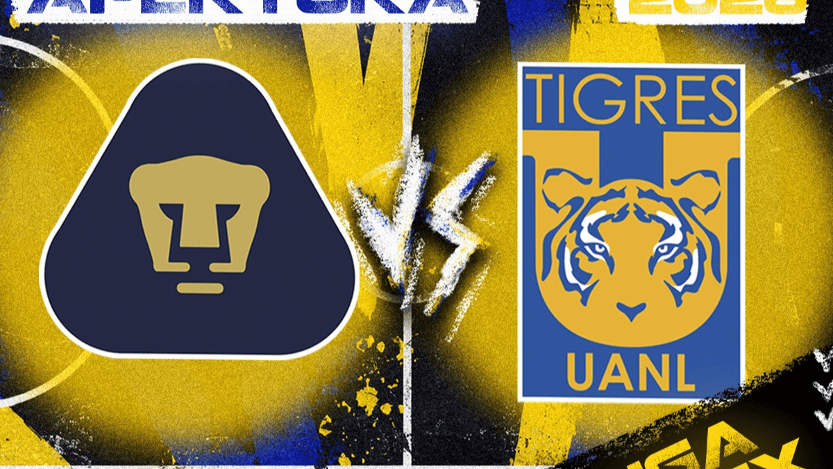 Pumas y Tigres disputan tres puntos en el Estadio Olímpico Universitario.