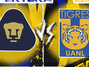 Pumas y Tigres disputan tres puntos en el Estadio Olímpico Universitario.
