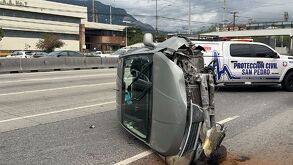 Las autoridades se movilizaron a las avenidas Díaz Ordaz y Corregidora.
