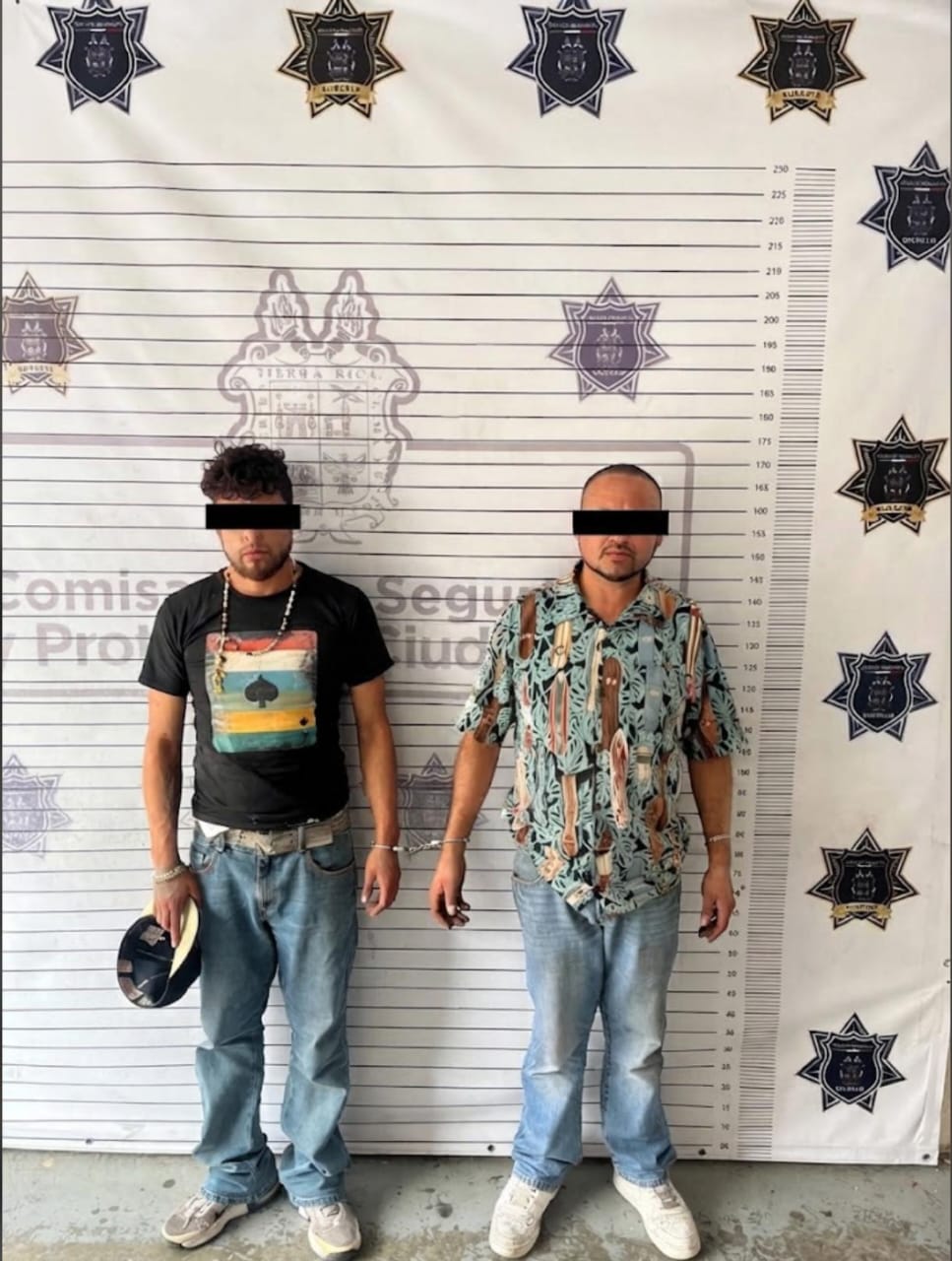 Los dictámenes médicos practicados a los detenidos arrojaron resultados positivos a distintas sustancias.