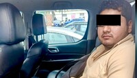 El hombre fue detenido en el cruce de Eloy Cavazos y Cerro del Peñón.