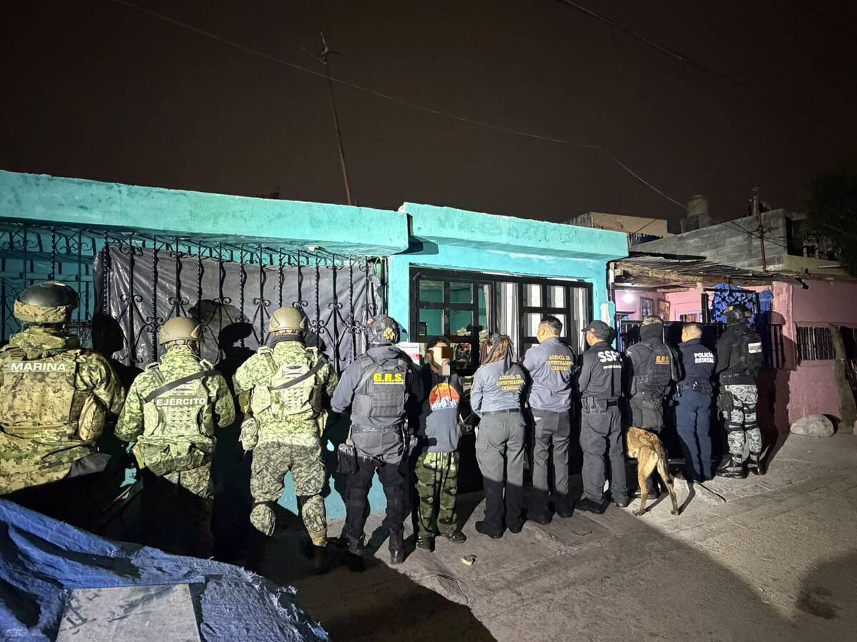 La intervención se realizó con apoyo de corporaciones estatales y federales en la capital coahuilense.