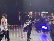 Mario Domm, Samo y Pablo Hurtado durante el arranque de su gira de despedida en Monterrey.
