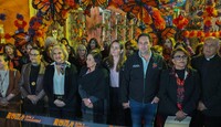 Entre las primeras actividades destacó la exposición de Calaveras Saraperas, instalada en Paseo Capital y la Plaza de Armas.