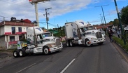Con bloqueo en autopista Veracruz-Puebla, transportistas exigen mayor seguridad y mejores vías de comunicación | Cortesía