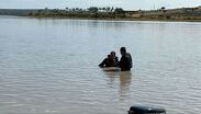 El cuerpo fue avistado flotando sobre la presa de San Juan de los Lagos. | Protección Civil de Jalisco
